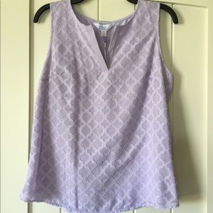 Market & Spruce NWT Lilac Sleeveless Blouse